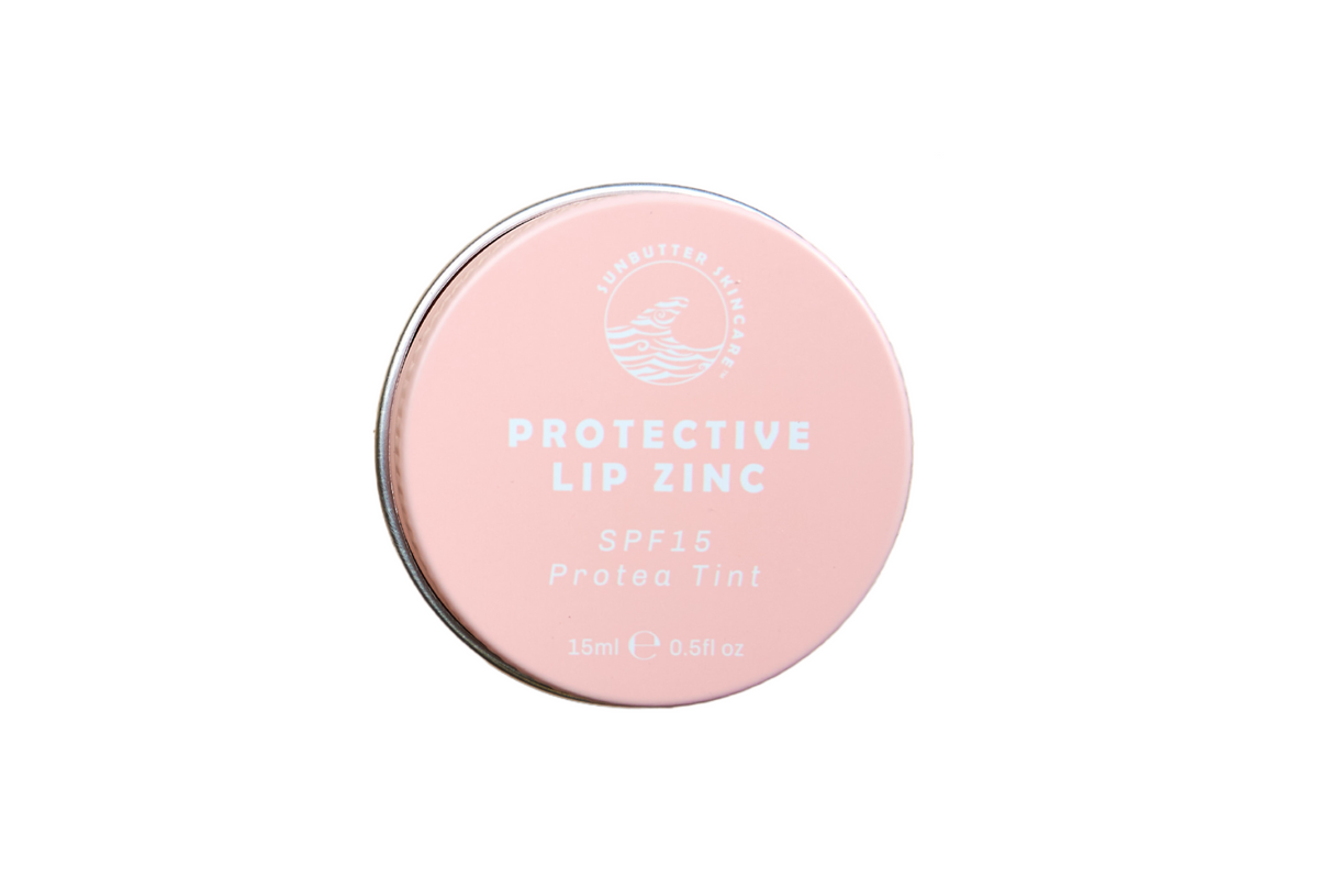 SunButter SPF15 Protective Lip Zinc - Protea Tint