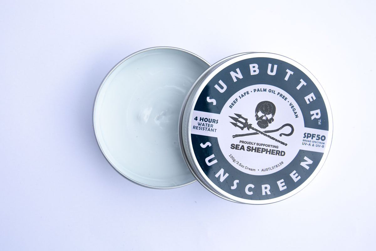 Sunbutter Original SPF50 Reef Safe Sunscreen - Sea Shepherd Collaboration